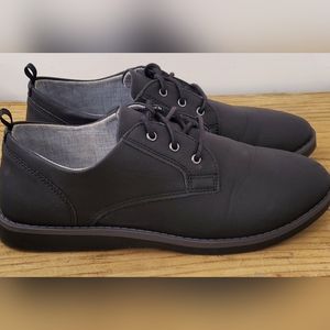 Boys Lace-Up Oxford Shoes from Wonder Nation sz6 Black